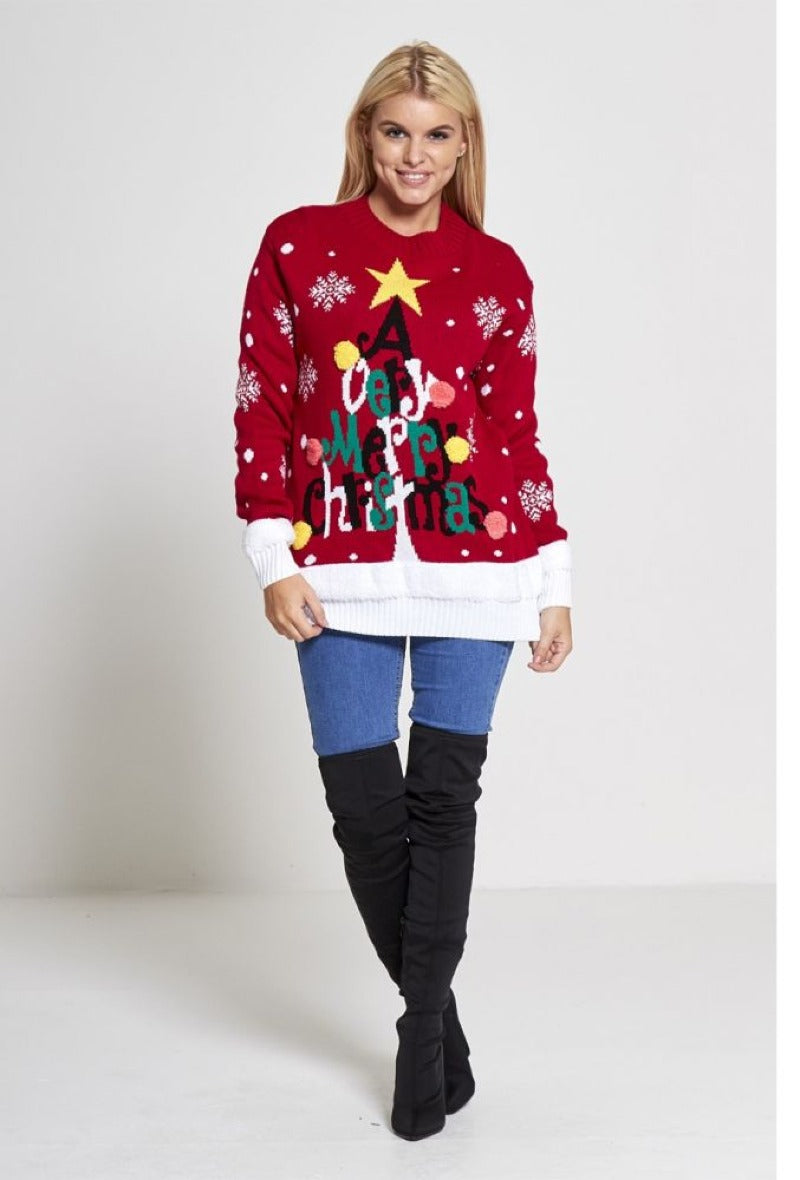 Pull Femme Noël Merry Christmas